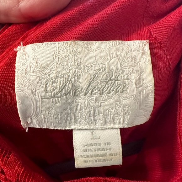 Beautiful red anthro dress. Size large. - Picture 3 of 3